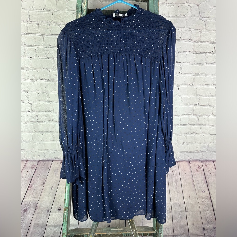 Paris Atlier blue heart dress size 4